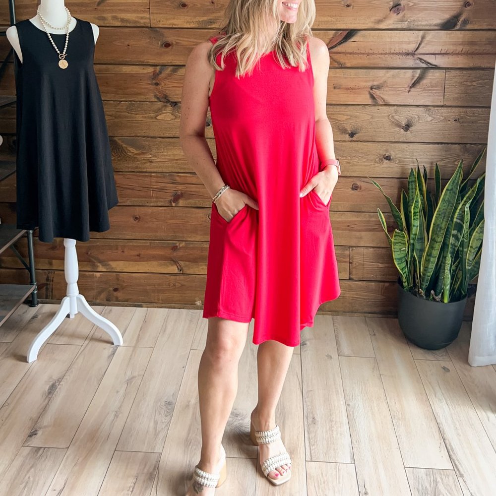 THE JANIE DRESS RUBY - Picture 5 of 6